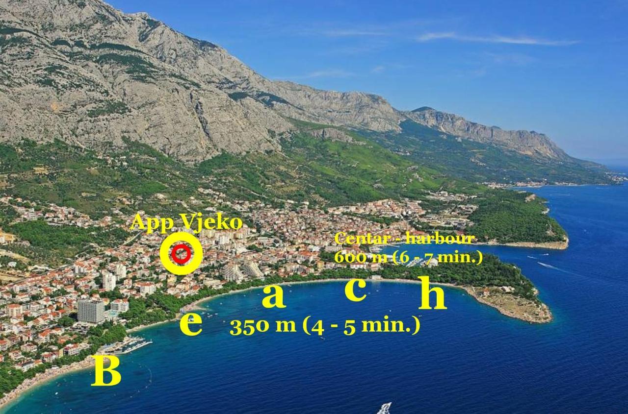 Apartments Vjeko Makarska Zewnętrze zdjęcie